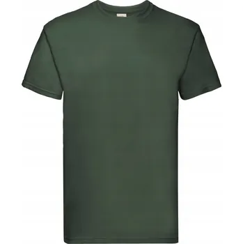Pánské tričko TRIČKO TRIČKO FRUIT OF THE LOOM PREMIUM LAHVOVĚ ZELENÁ ZELEŇ