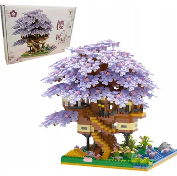 ostatní stavebnice STAVEBNICE SADA VIŠŇOVÝ KVĚT DOMEČEK 2229 DÍLŮ.PRVKŮ FIALOVÁ COIL