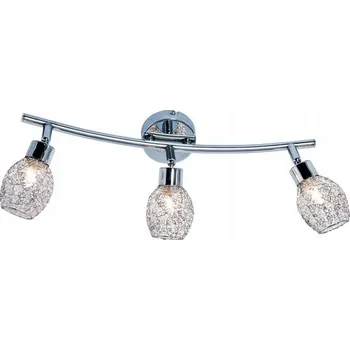 Stropní Svítidlo Reality 53 x 12 cm stříbrná