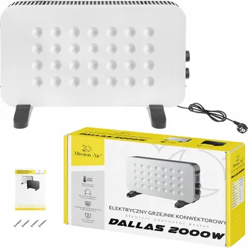 Topidlo ELEKTRICKÝ KONVEKTOROVÝ OHŘÍVAČ energeticky úsporný přenosný TERMOSTAT 2000W