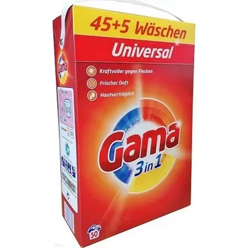 Prací prášek Gama 50 praní 3 kg univerzální prací prášek