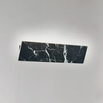 Lampička Viokef LED nástěnné světlo Selena, šířka 40 cm, černá, umělý kámen černý mramorovaný 1 x 10 W LED - Doprava zdarma