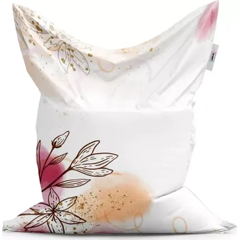 Sedací pytel Sablio Sedací vak Jarní akvarel - 150x100 cm