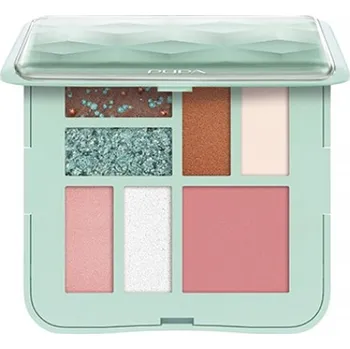 Oční stíny Pupa Milano 3D Effects Design S Eyeshadow Palette paletka očních stínů Tiffany 8g