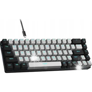 Klávesnice Mechanická klávesnice MageGee MK-BOX modré spínače LED USB-C