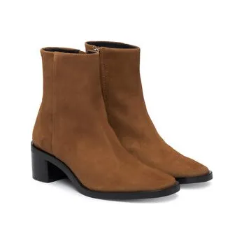 Dámské kozačky Polokozačky Calvin Klein HW0HW02592 Hnědá 41