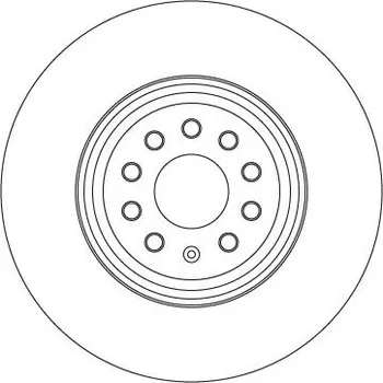 Brzdový systém Brzdový kotouč TRW DF6770S