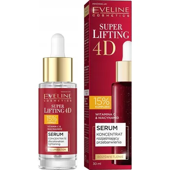 Pleťové sérum EVELINE SUPER LIFTING 4D rozjasňující sérum na pigmentové skvrny, 30 ml