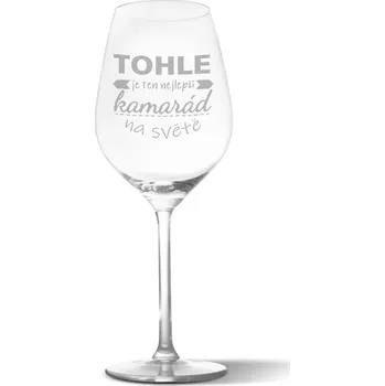 Víno Sablio Sklenička na víno Tohle je ten nejlepší kamarád na světě: 49 cl