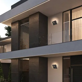 Venkovní osvětlení Viokef LED venkovní nástěnné svítidlo Siena, tmavě šedé, výška 28 cm, kov tmavě šedá LED 13 W celkem - Doprava zdarma