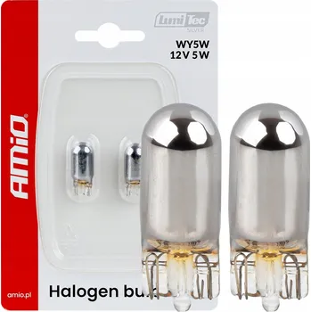 Autožárovka Halogenové žárovky W5W 12V 5W LumiTec CHROME 2ks