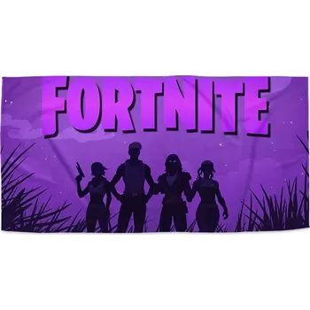 Sablio Ručník FORTNITE Fialová silueta - 30x50 cm