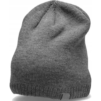 Čepice 4F zimní čepice beanie šedá, univerzální velikost