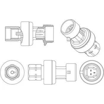 Autoelektrika Tlakový vypínač, klimatizace MAHLE ASE 4 000P