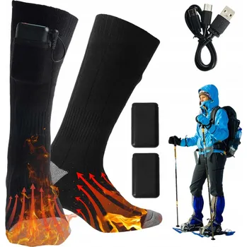 Obraz ELEKTRICKÉ PONOŽKY PRO ŽENY A MUŽE 3 REŽIMY OHŘEVU + POWERBANKY