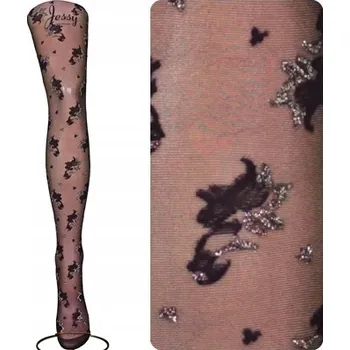 Dámské spodní prádlo Punčocháče Calzamia LUREX ORO 20den černé Nero velikost 3