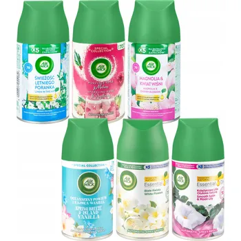 Osvěžovač vzduchu Sada 6 Náplní Air Wick Freshmatic 250ml - Náhradní Náplně do Osvěžovače Vzduchu - Mix Vůní