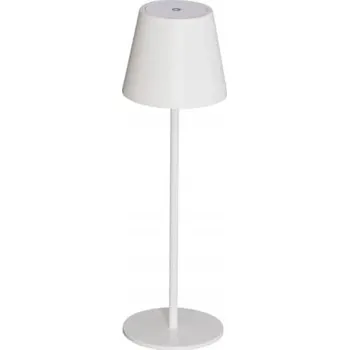 Lampička Stolní lampa Kanlux Inita bílá 1,2 W