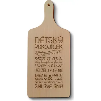 Kuchyňské prkénko Sablio Prkénko Dětský pokojíček