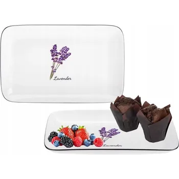 Servírovací tác 30 cm Lavender porcelán