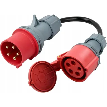 Elektrická zásuvka Napájecí adaptér 32A na 16A pro nabíječku 11 kW IP44