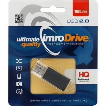 USB flash disk Pendrive Imro BLACK/16G USB 16 GB USB 2.0 černý