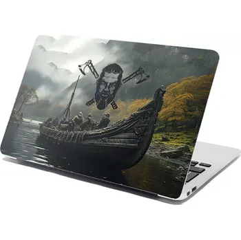 samolepka Sablio Samolepka na notebook Vikingové Loď - 29x20 cm