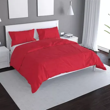 Povlečení Sablio Povlečení Bordová - 140x200 / 90x70