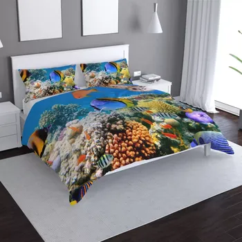 Povlečení Sablio Povlečení Korálový útes - 140x220 / 90x70