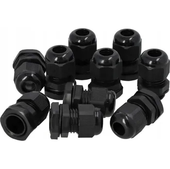 VÝVODKA PRŮCHODKA KABELOVÁ PRŮCHODKA PG 9 ČERNÁ IP68 B.12.00009 ( 10 Ks )