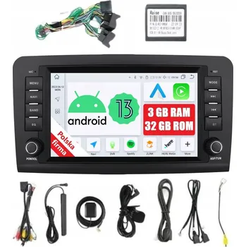Autorádio ANDROID RÁDIO S NAVIGACÍ MERCEDES ML W164 GL X164 4/64 GB DSP CARPLAY LTE