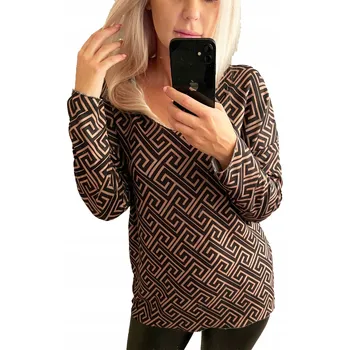 B800 ELEGANTNÍ HALENKA VE STYLU k1 vel. 48 (4XL)