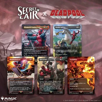 Sběratelská karetní hra Karta Magic: The Gathering Secret Lair x Marvel's Deadpool: April 'Pools Day - Nebalena edice Wizards Of The Coast