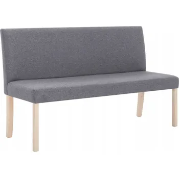 Zahradní lavice Lavice 139,5 cm světle šedá polyester