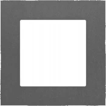 vypínač Simon 55 LINE Rámeček jednoduchý 1-násobný grafitový mat TR1/116