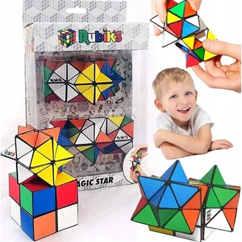 Hlavolam Rubikova kostka Magic Star, hlavolam hvězda 1218