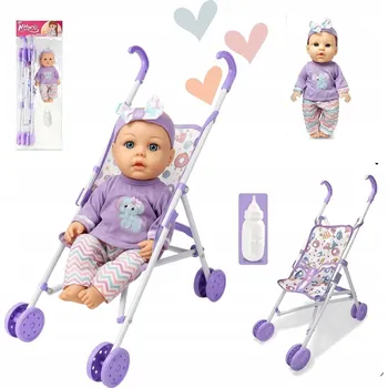 Panenka Panenka Miminko Mluvící Pijící a Čůrající Velká Interaktivní Vozík Láhev