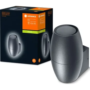 Venkovní osvětlení Venkovní nástěnné svítidlo Ledvance stříbrné GU10 35 W