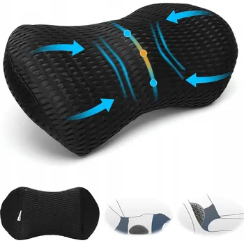 Polštář POLŠTÁŘ PAMĚŤOVÁ PODLOŽKA NA SEDADLO DO AUTA NA SPANÍ