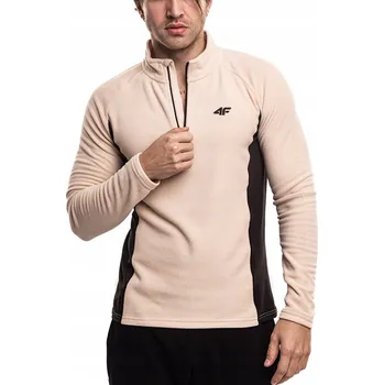 Pánská mikina Spodní prádlo s dlouhým rukávem 4F béžové vel. M