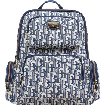 Městský batoh Henney Bear HB Blue H-1201 modrá