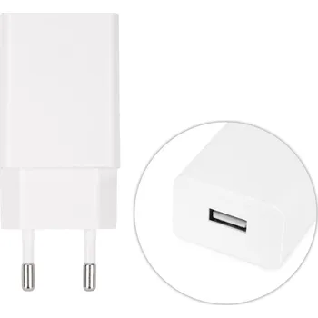 Síťový adaptér Nabíječka 5W USB-A Bílý Univerzální adaptér