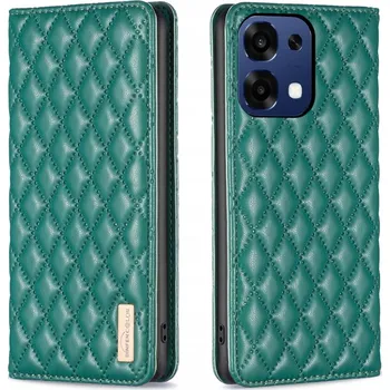 Pouzdro na mobilní telefon Flipové pouzdro BINFEN COLOR pro Oppo A6 Pro, zelené