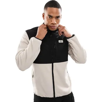 Pánská mikina SIROKO Pánská fleecová bunda Ripstop Brienz Béžová 2XL BÉŽOVÁ|ČERNÁ