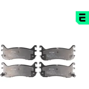 Brzdová destička Sada brzdových destiček, kotoučová brzda OPTIMAL BP-12327