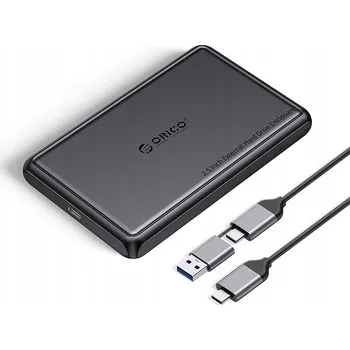 Příslušenství pro datový nosič Disková kapsa Orico DDL25-C3 2,5" HDD/SSD USB-C 5Gb/s - černá