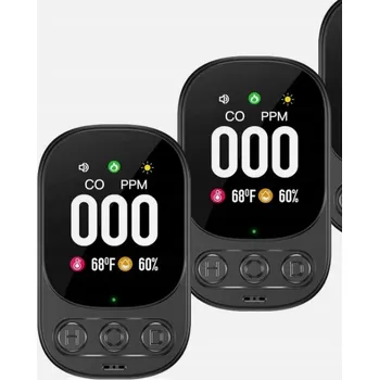 Bezpečnostní detektor Detektor gazu i CO se zástrčkou do domu, detektor plynu, plynový alarm 2 ks