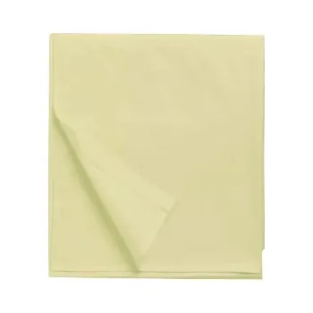 Prostěradlo PROSTĚRADLO BEZ GUMIČKY BAVLNĚNÝ SATÉN 180X200CM KRÉMOVÉ