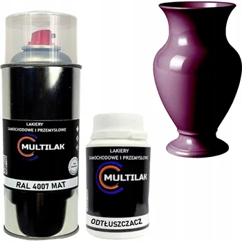 Barva ve spreji Matný lak ve spreji na vázy RAL 4007