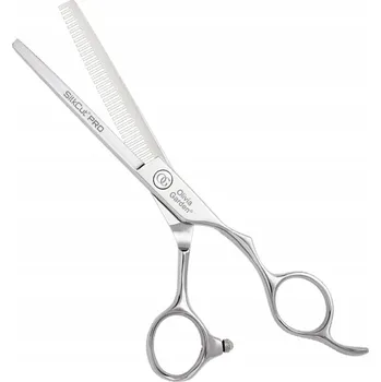 Kadeřnické nůžky Jednostranné efilační nůžky Olivia Garden SilkCut Pro 6,35
